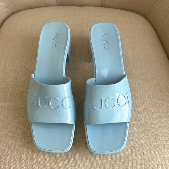 Gucci Shoes Gucci Womens Rubber Slide 42 Poshmark